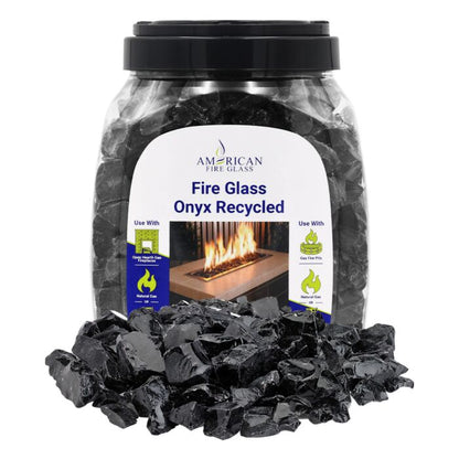 Recycled Fire Glass - 10lbs (Jar)