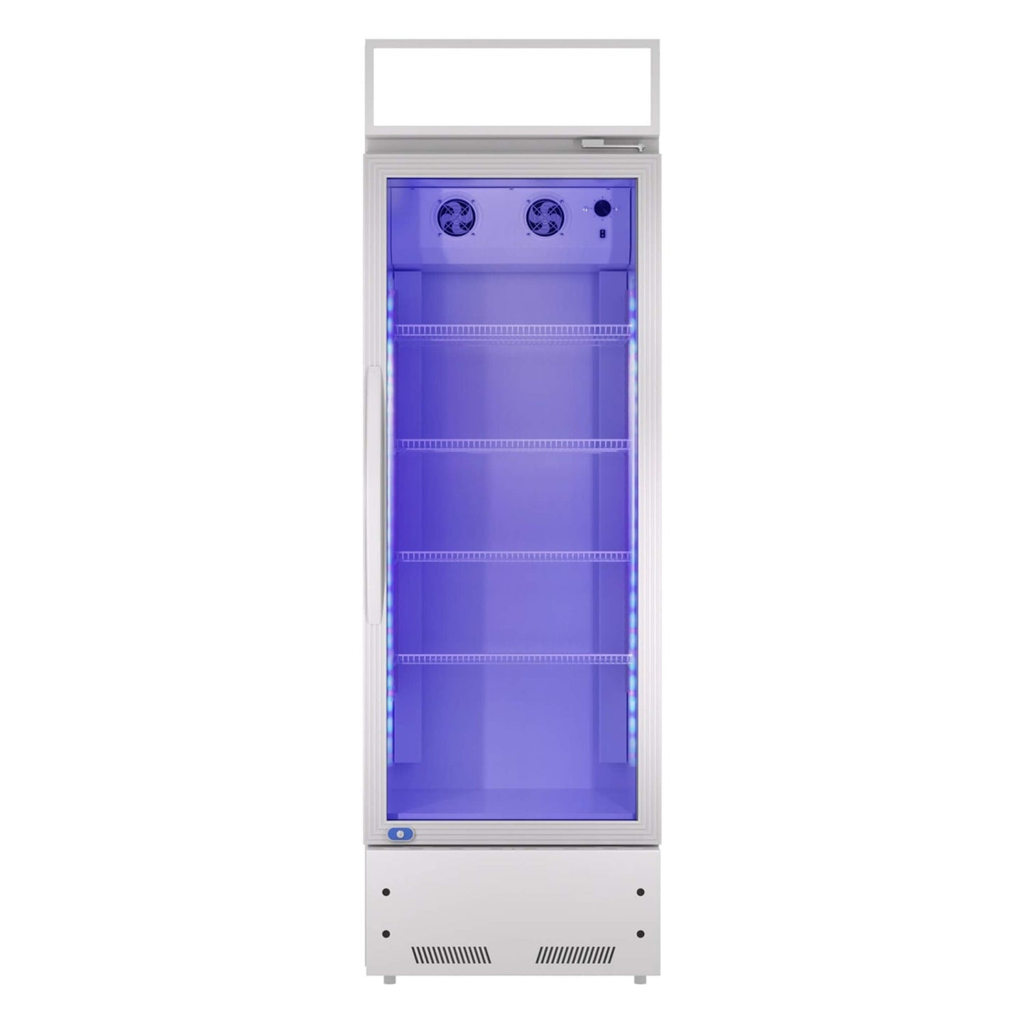 Heavy Duty Industrial Glass Door Beverage Merchandiser Refrigerator Cooler 11 Cu.Ft