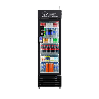 Commercial 252-Bottle AI-Powered Combo Refrigerated Vending Machine with Self-Checkout