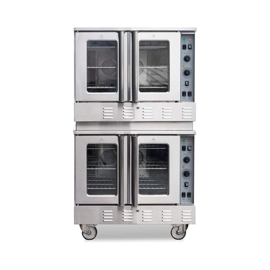 Commercial Double-Stack 160K BTU 2-Burner Stainless Steel Gas Stock Pot Range
