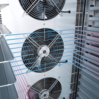 Commercial Heavy-Duty 15-Tray Blast Chiller Freezer Cabinet With Trolley Cart