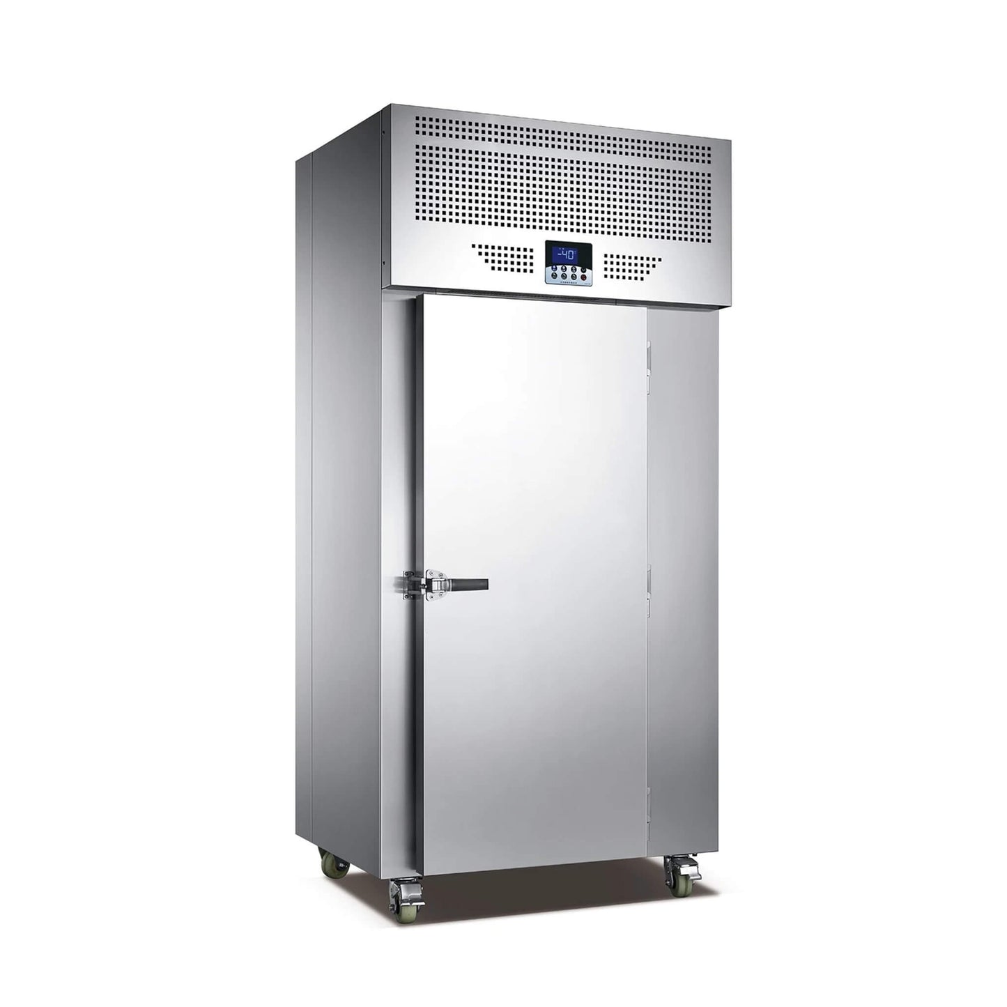 Commercial Heavy-Duty 15-Tray Blast Chiller Freezer Cabinet With Trolley Cart
