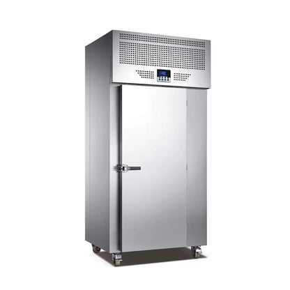 Commercial Heavy-Duty 15-Tray Blast Chiller Freezer Cabinet With Trolley Cart