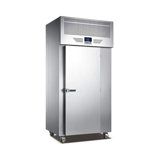Commercial Heavy-Duty 15-Tray Blast Chiller Freezer Cabinet With Trolley Cart