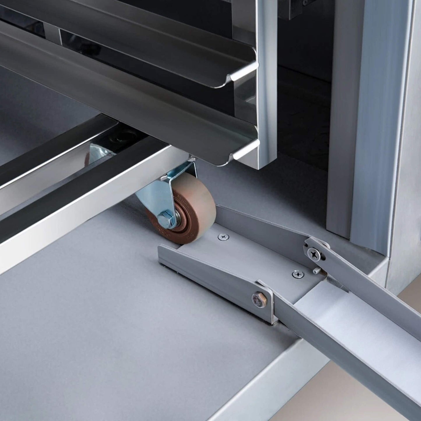 Commercial Heavy-Duty 15-Tray Blast Chiller Freezer Cabinet With Trolley Cart