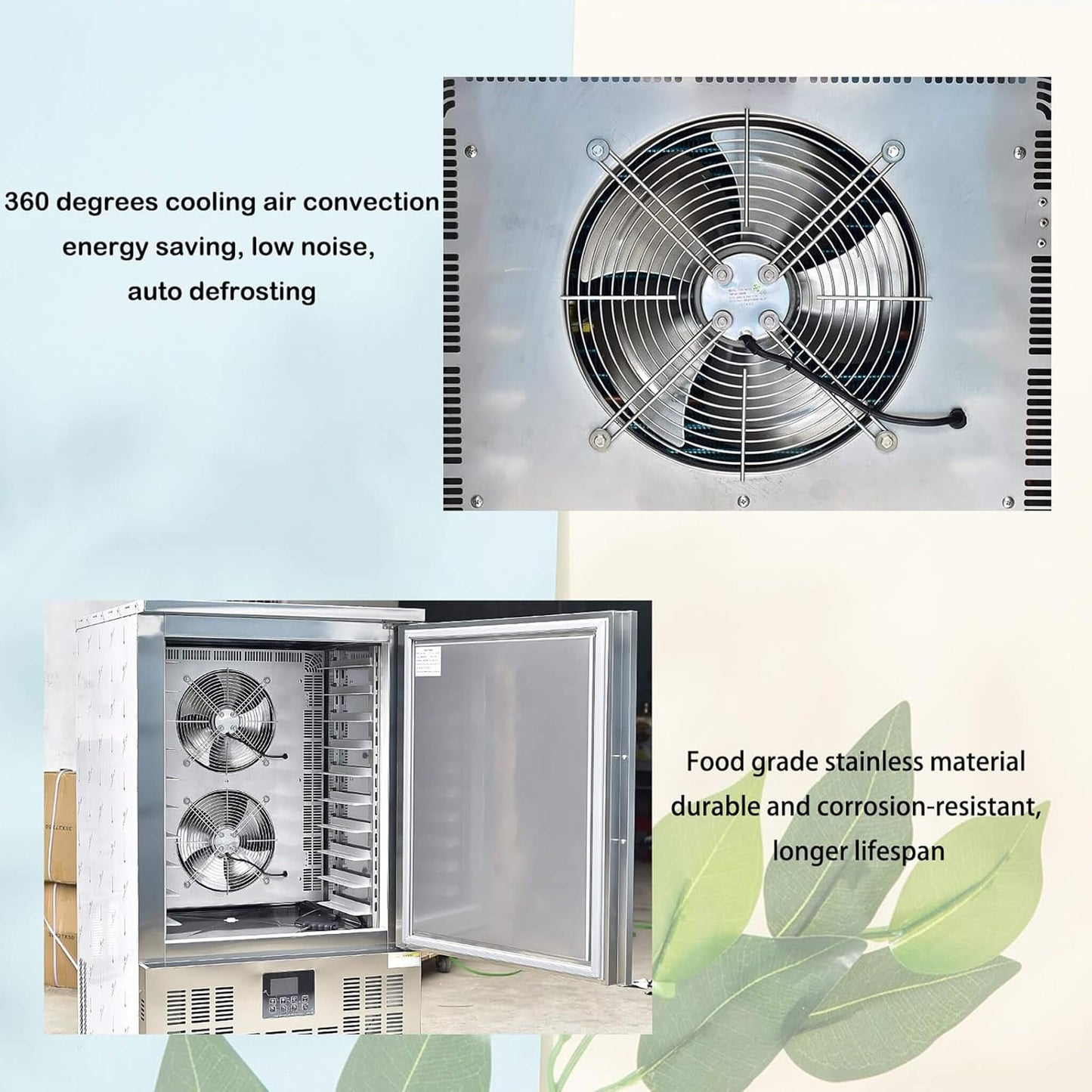 Commercial Heavy-Duty Extra-Low Temperature Blast Chiller Freezer