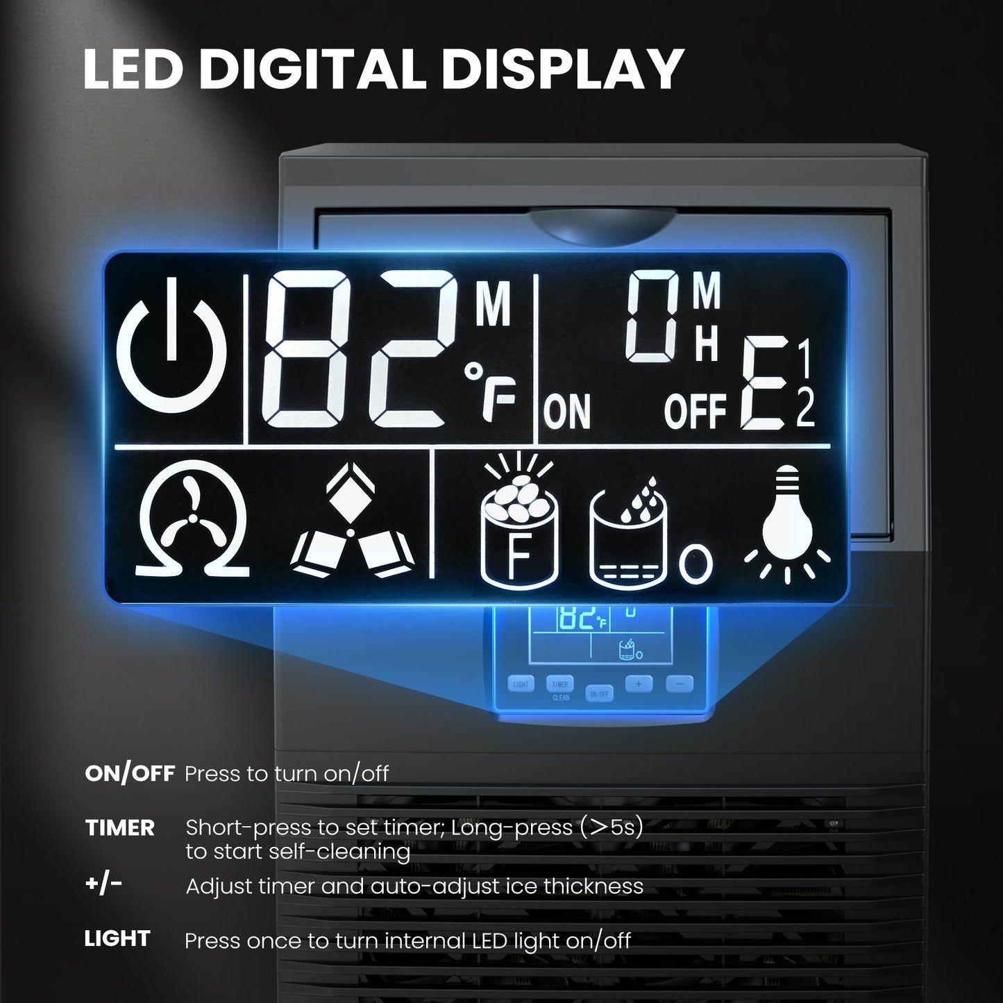 Commercial Ice Maker 80 lbs or 66 lbs