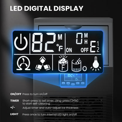 Commercial Ice Maker 80 lbs or 66 lbs