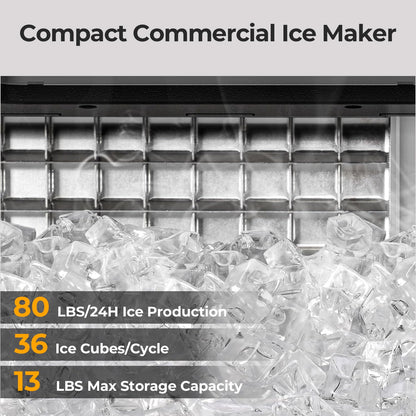 Commercial Ice Maker 80 lbs or 66 lbs