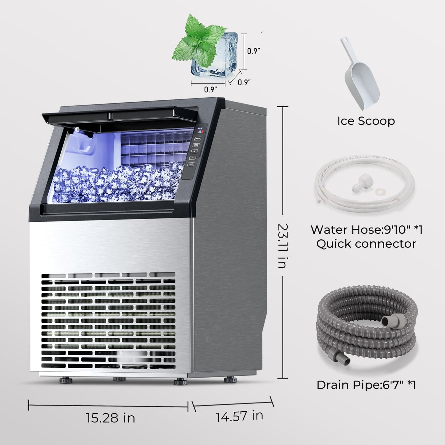 Commercial Ice Maker 80 lbs or 66 lbs