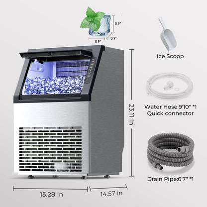 Commercial Ice Maker 80 lbs or 66 lbs
