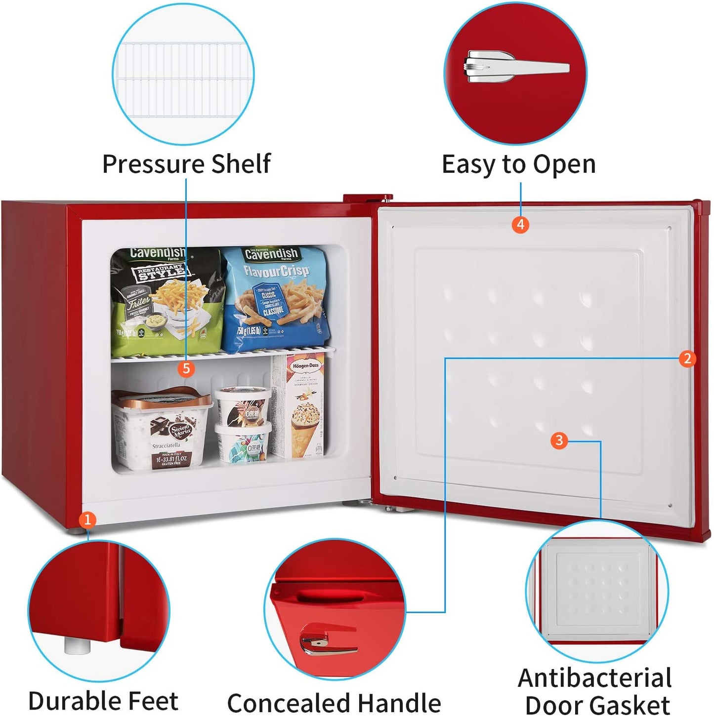 Compact Upright Freezer D6835