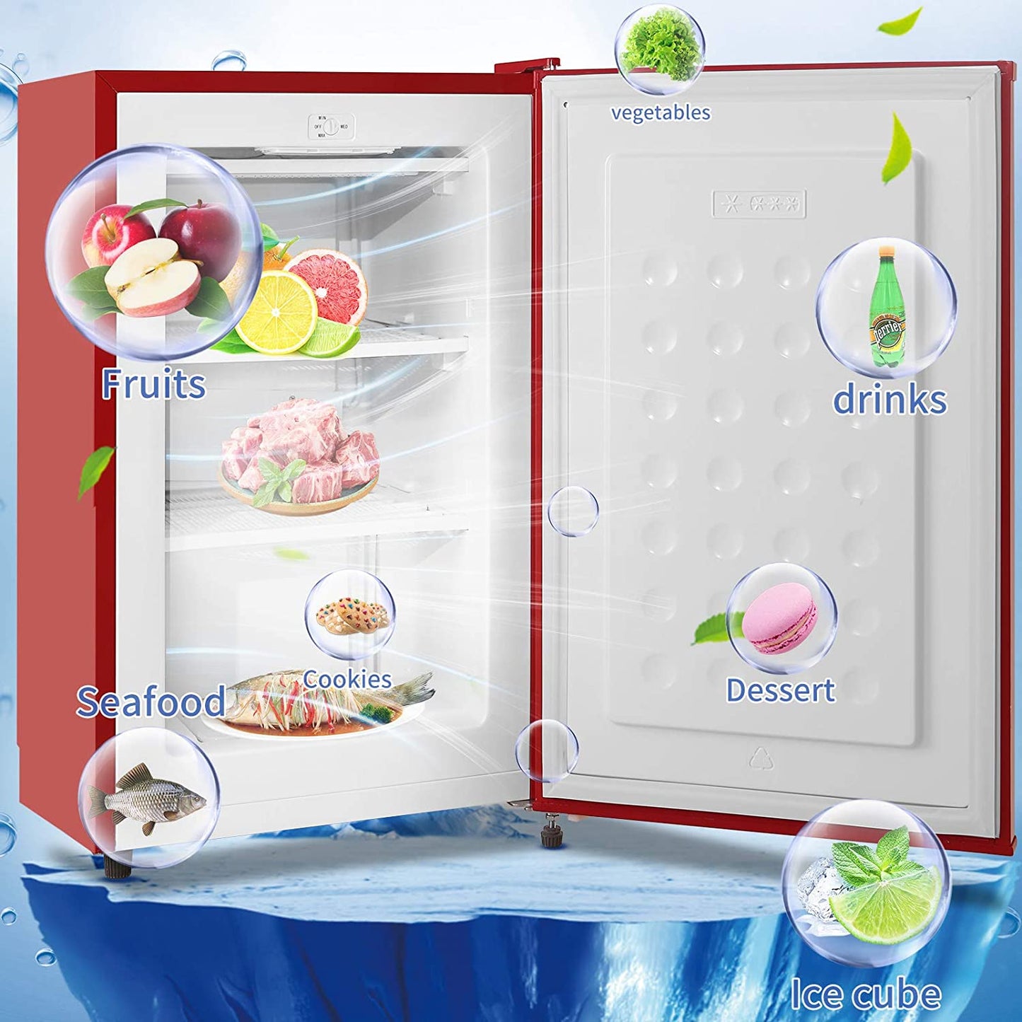 Compact Upright Freezer D6835