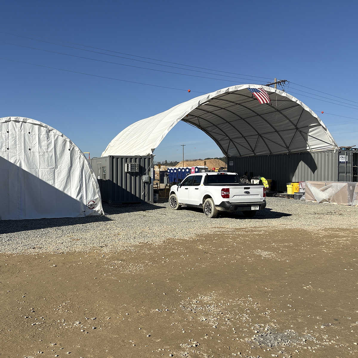 20FT x 40FT Shipping Container Canopy Shelter
