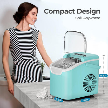 Countertop Ice Maker, 26 lbs Day Ice Production 58012RIM0