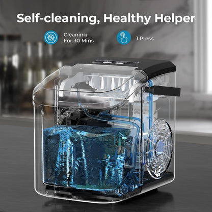 Countertop Ice Maker, 26 lbs Day Ice Production 58012RIM0