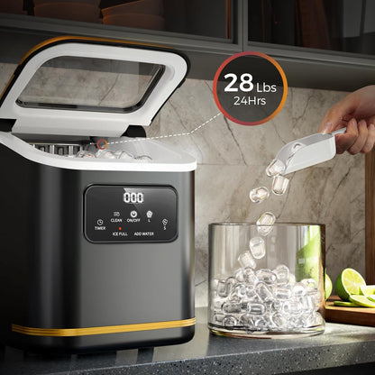 Countertop Ice Maker 9 Bullet Ice Cubes in 6 Mins Z5812K