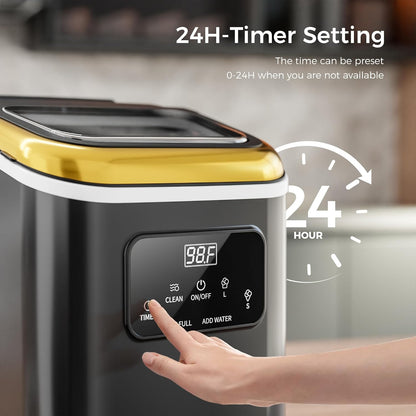 Countertop Ice Maker 9 Bullet Ice Cubes in 6 Mins Z5812K