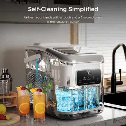 Countertop Ice Maker 9 Bullet Ice Cubes in 6 Mins Z5812K