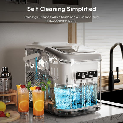 Countertop Ice Maker 9 Bullet Ice Cubes in 6 Mins Z5812K
