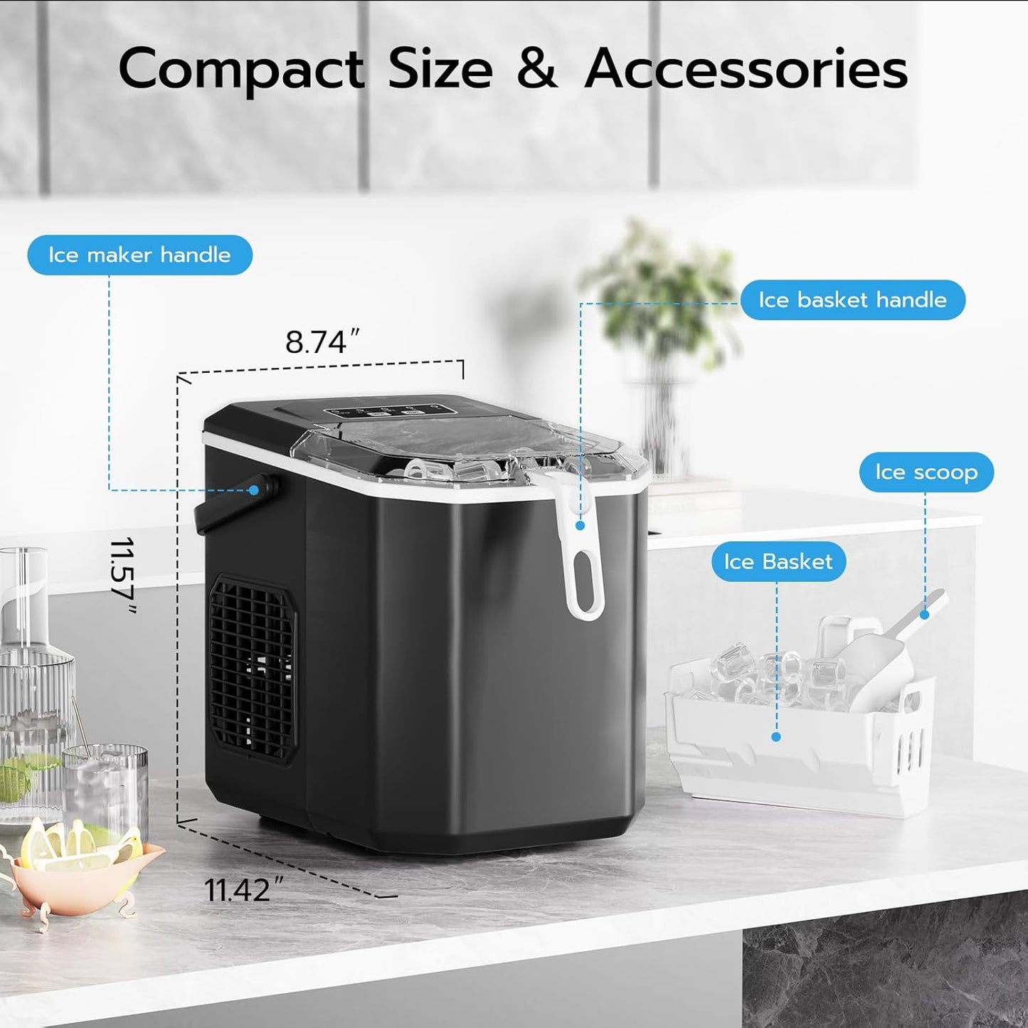 Countertop Ice Maker (3 Models Z5812B\Z5822G\58012RIM0)