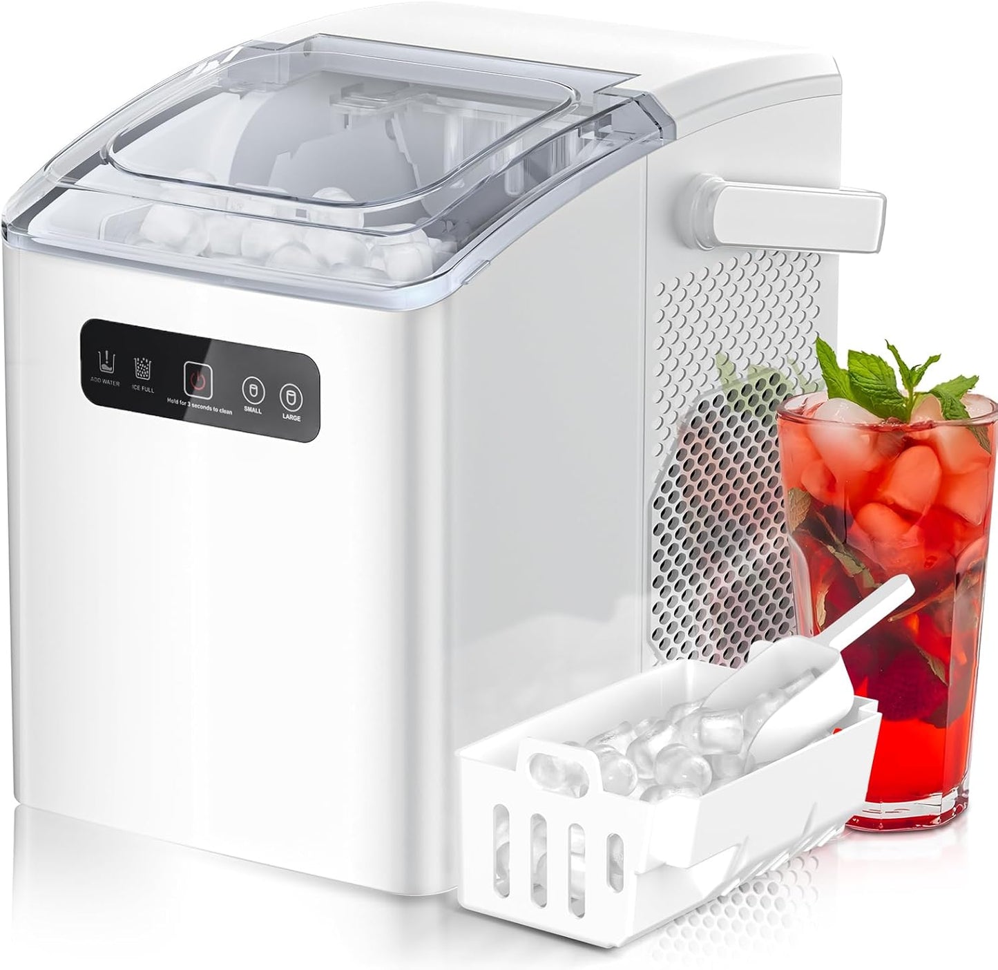 Countertop Ice Maker Portable for Home and Camping RV Z3424-BLACK