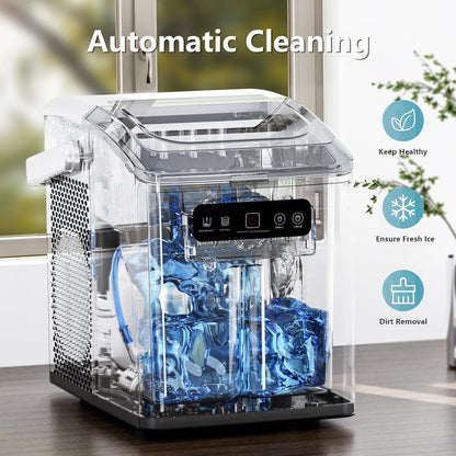 Countertop Ice Maker Portable for Home and Camping RV Z3424-BLACK