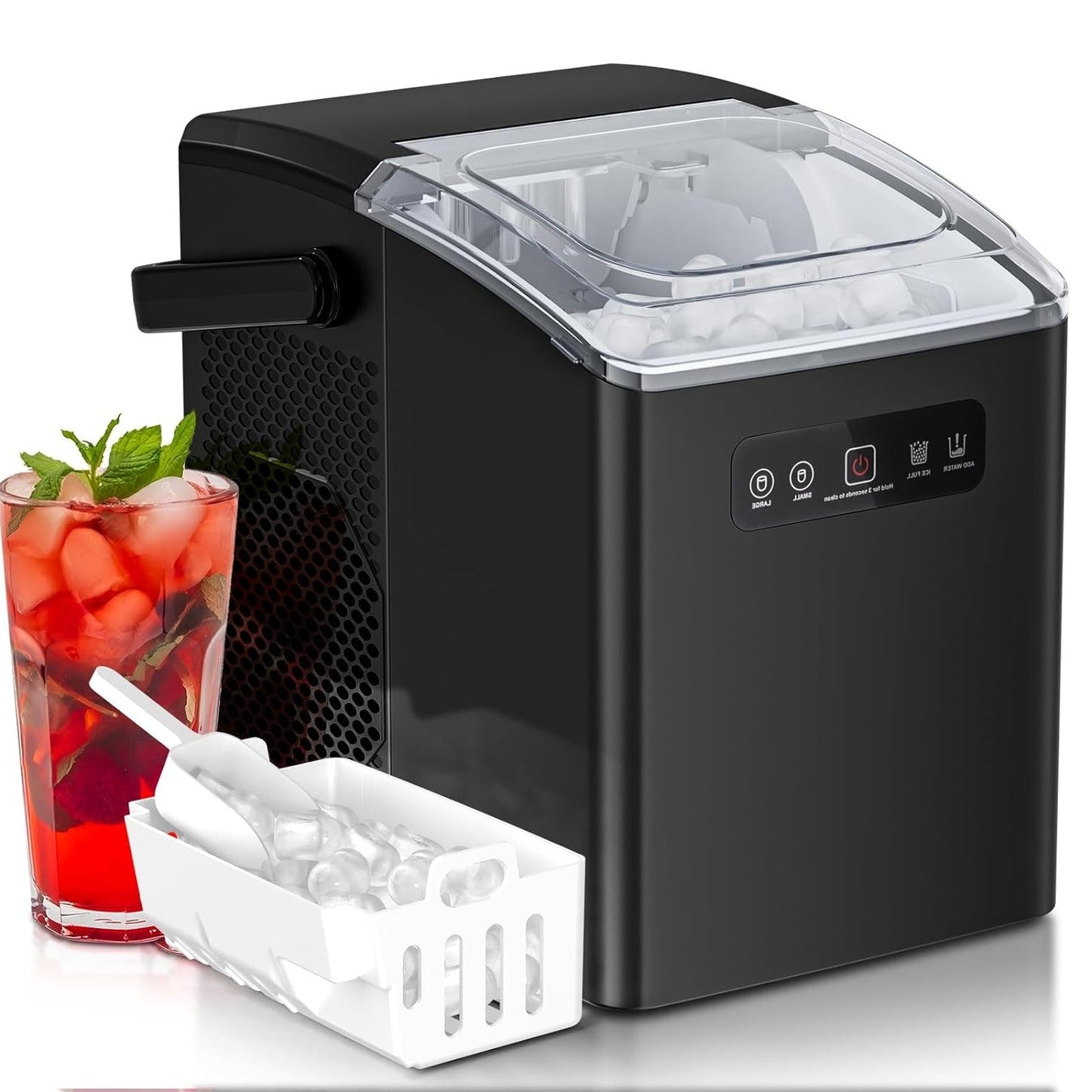 Countertop Ice Maker Portable for Home and Camping RV Z3424-BLACK