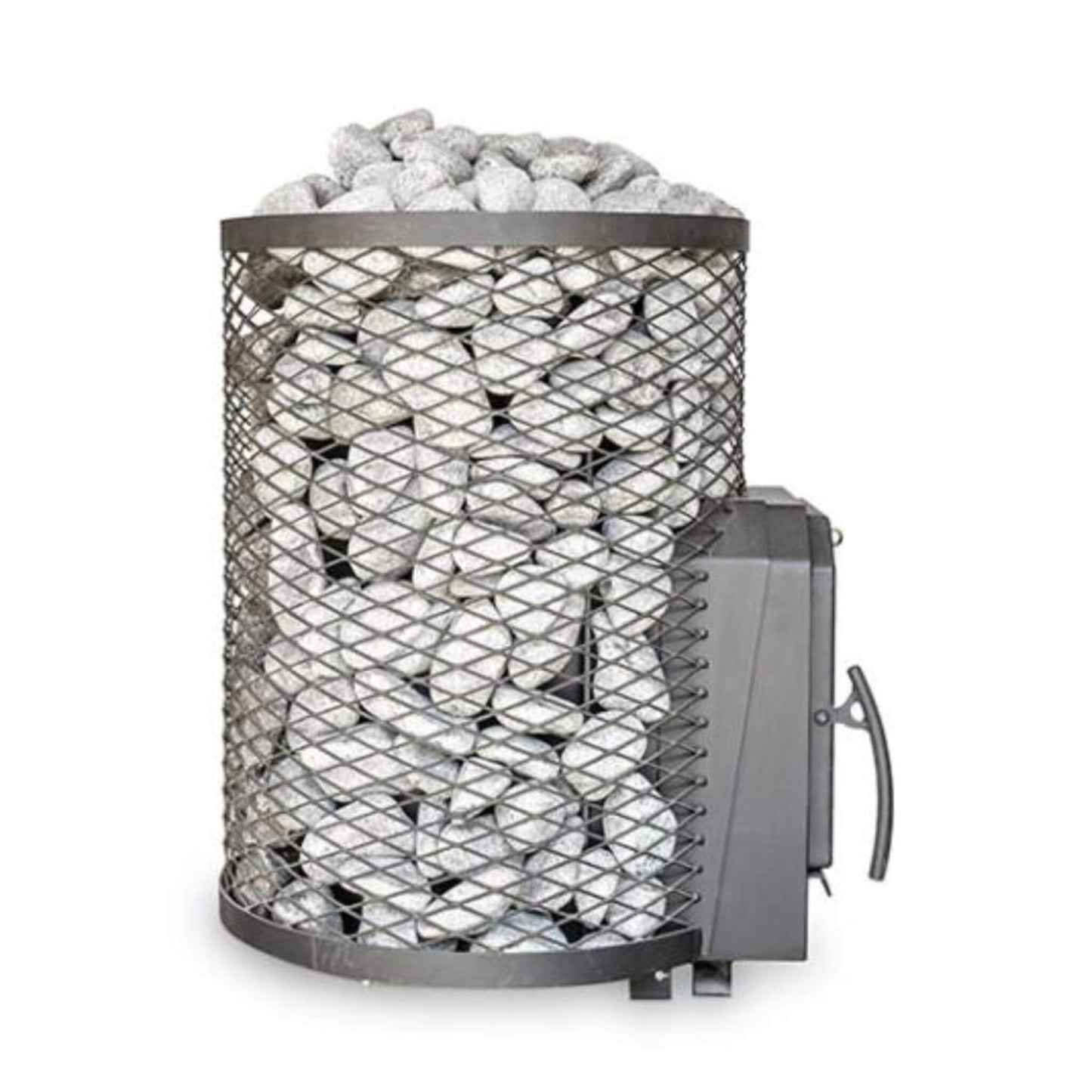 Cozy Heat O Thru-Wall Wood Burning Sauna Stove With Sauna Stones