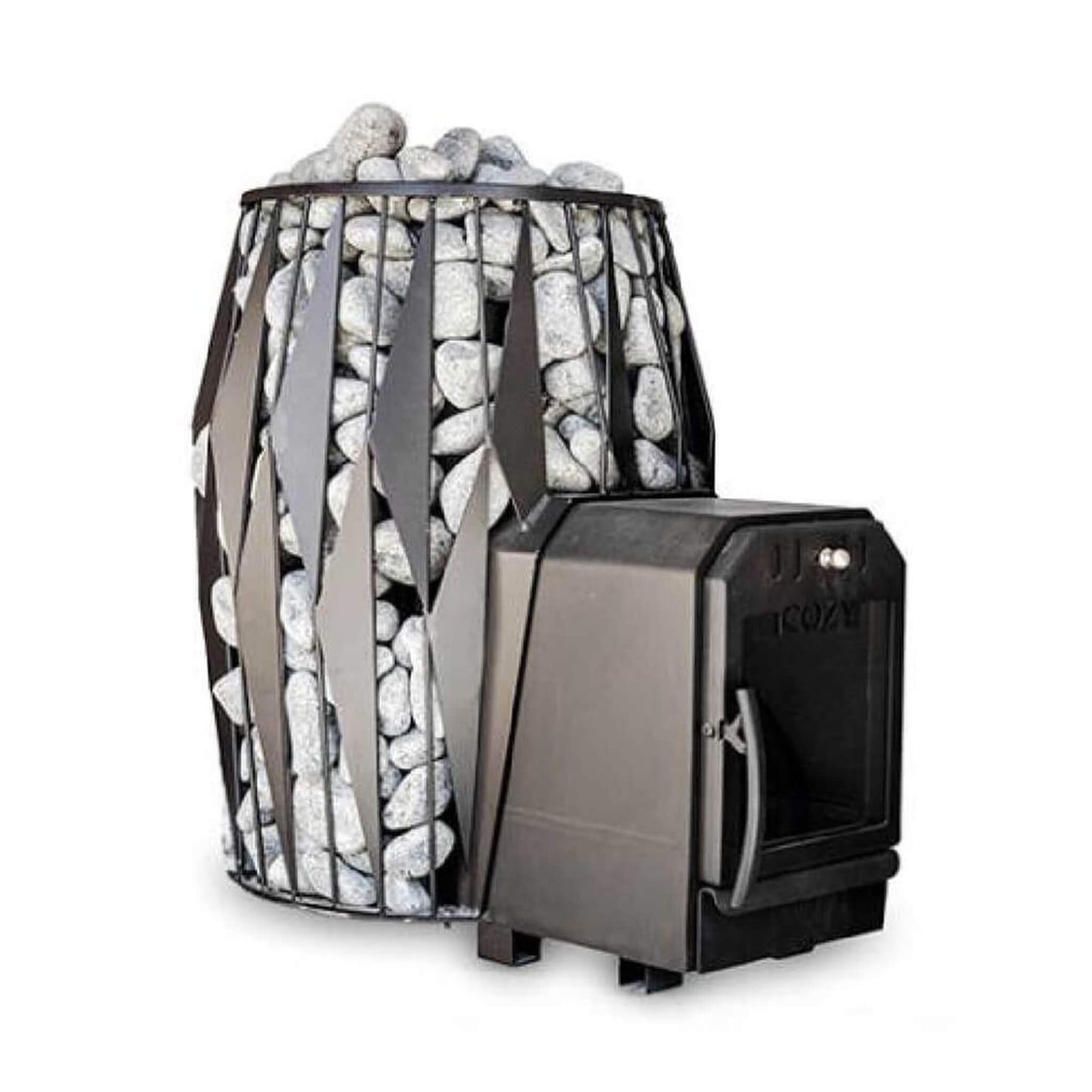 Cozy Heat OG Thru-Wall Sauna Stove With Sauna Stones