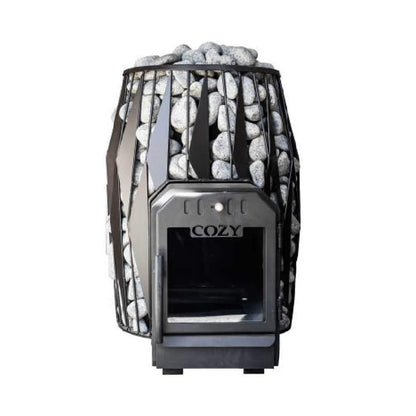 Cozy Heat OG Thru-Wall Sauna Stove With Sauna Stones