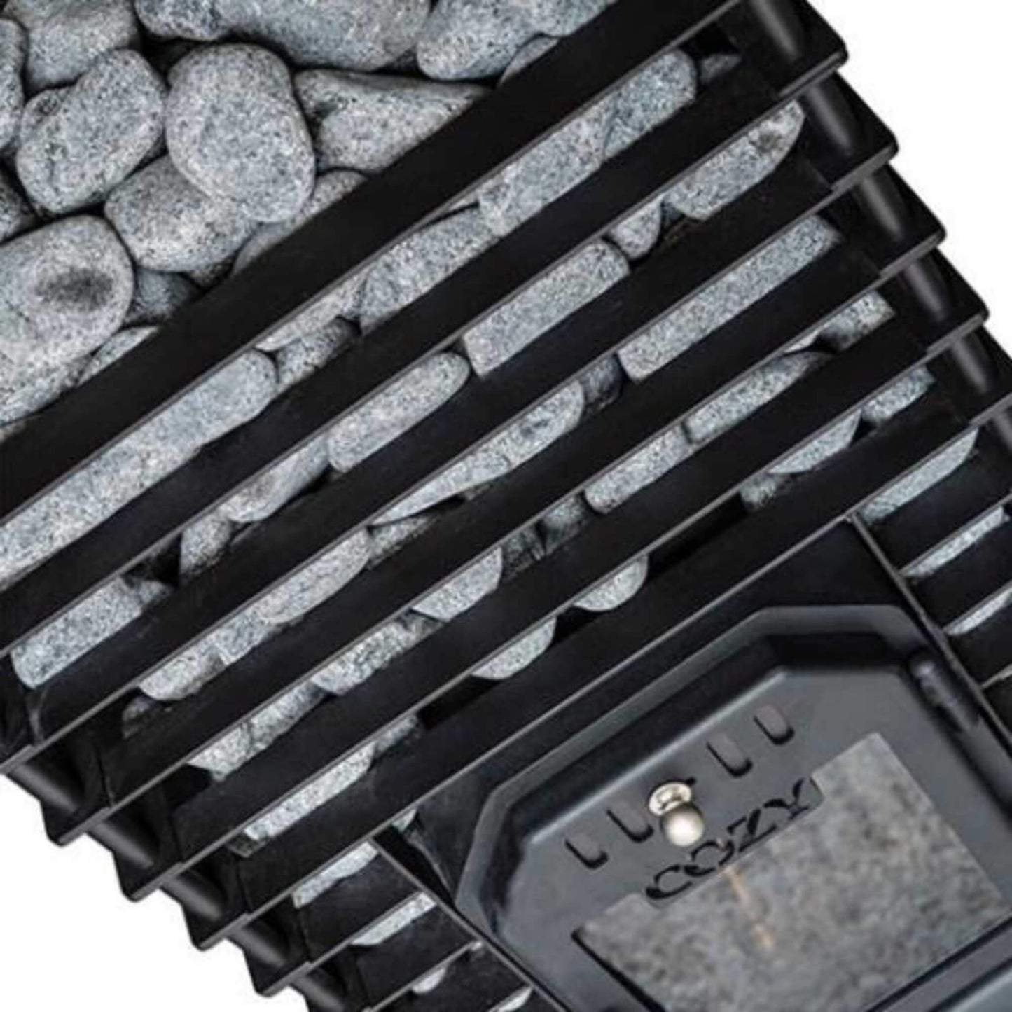 Cozy Heat Quattro Wood-Fired Sauna Stove With Sauna Stones