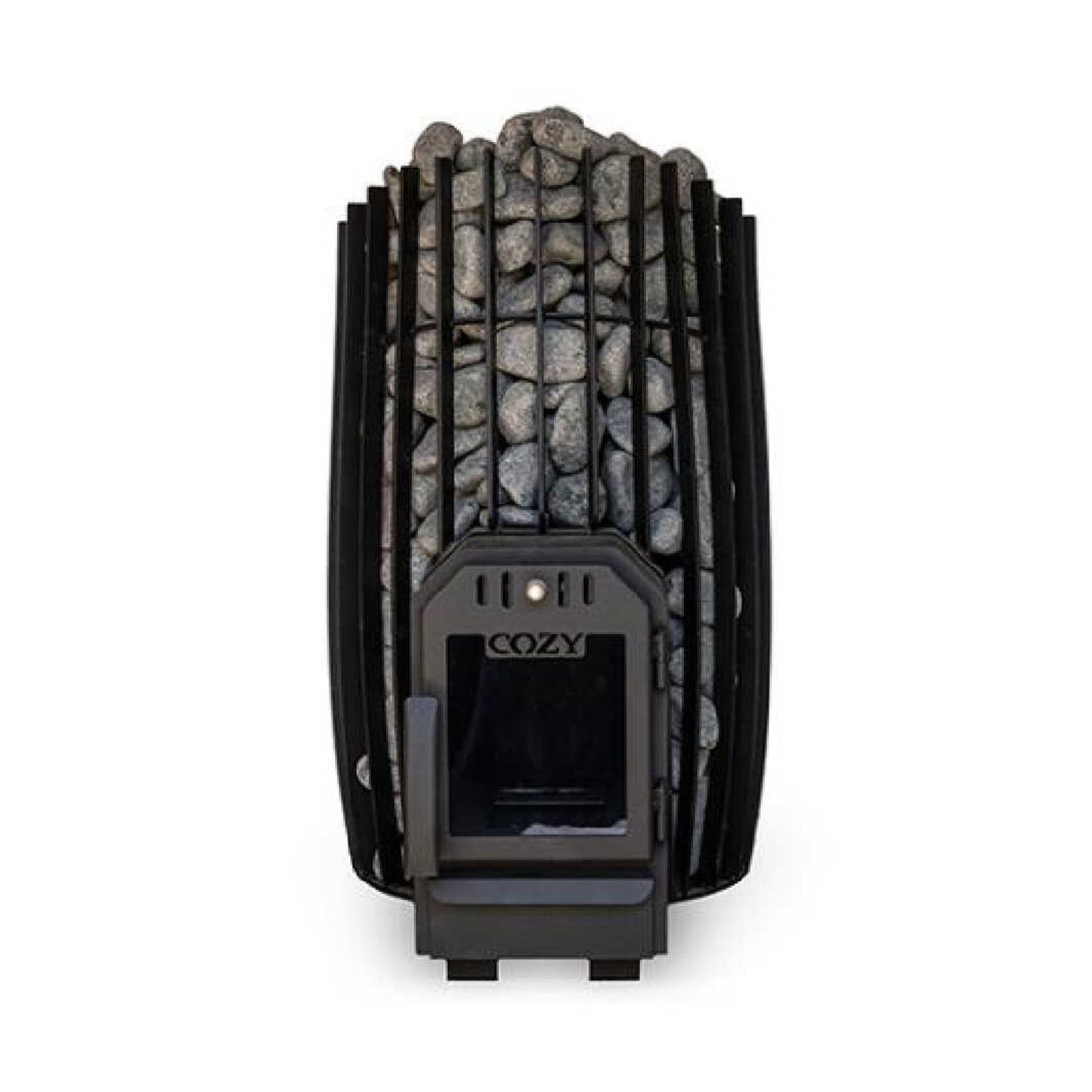 Cozy Heat SW Thru-Wall Wood Burning Sauna Stove With Sauna Stones