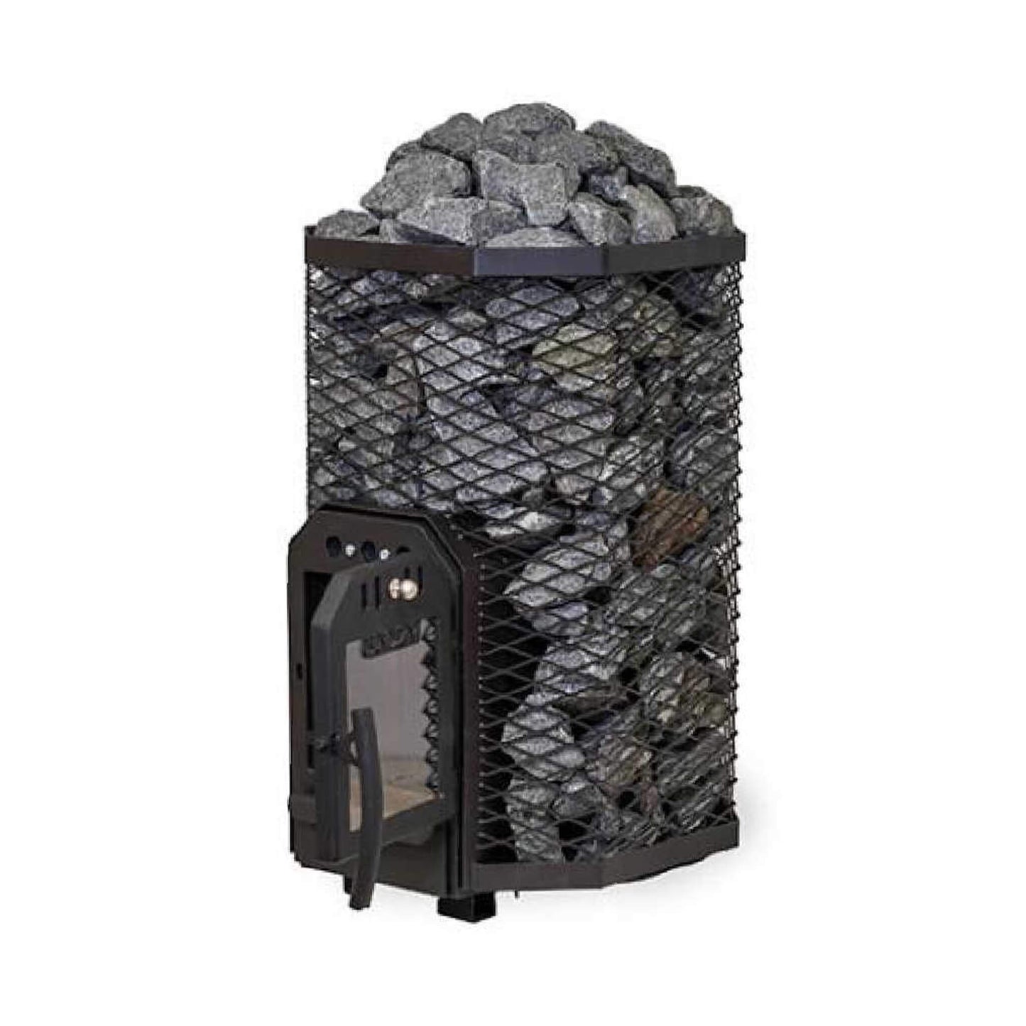 Cozy Heat Wood-Burning Floor Mount Sauna Stove With Chimney Kit And Sauna Stones