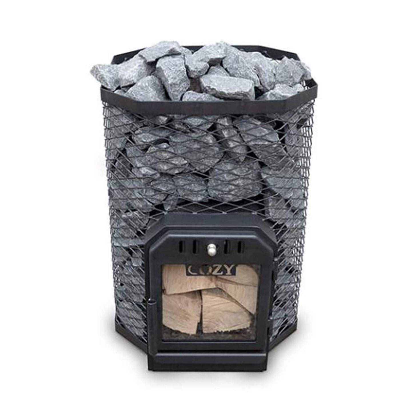 Cozy Heat Thru-Wall Wood Fired Sauna Heater Stove