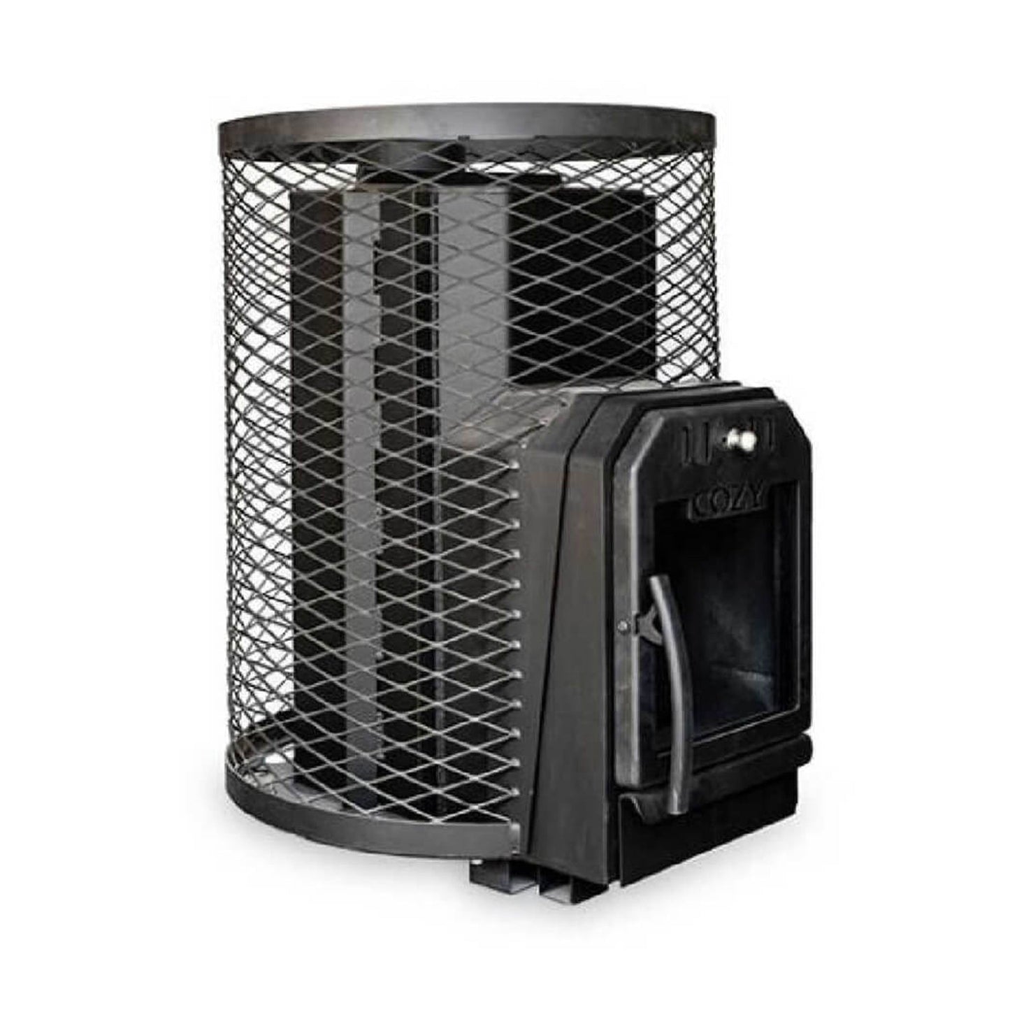 Cozy Heat SW Thru-Wall Wood Burning Sauna Stove With Sauna Stones