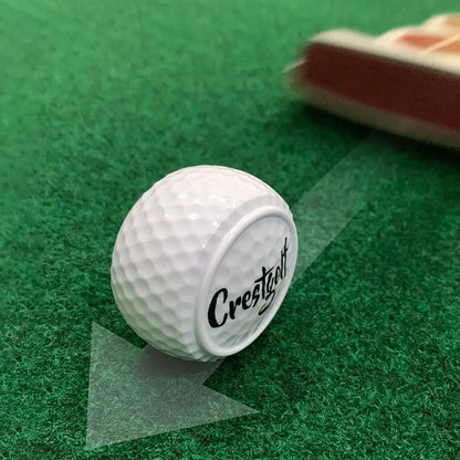 Crestgolf Flat Putting Ball – Precision Practice Trainer