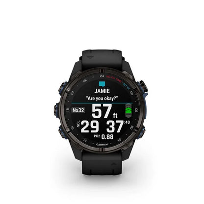 Garmin Descent Mk3i, 43mm, Carbon Gray DLC Ti/Black