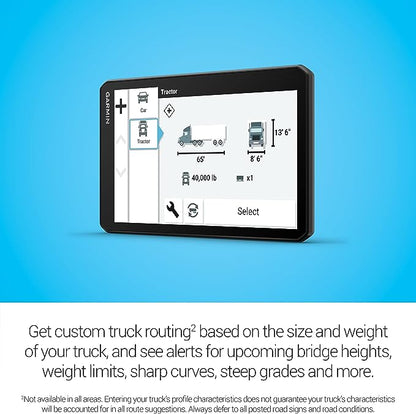 Garmin dezl Cam OTR710 7" GPS Truck Navigator with Built-in Dash Cam