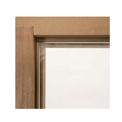 Prosaunas 24" x 73" Thermo-Aspen Prehung Clear Glass Sauna Door