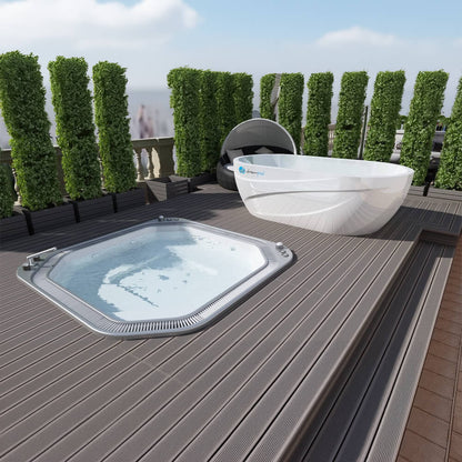 Dreampod Ice Bath with Chiller Premium Fiberglass Floatation Tank