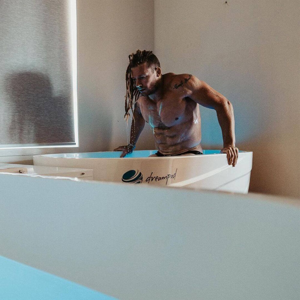 Dreampod Ice Bath with Chiller Premium Fiberglass Floatation Tank