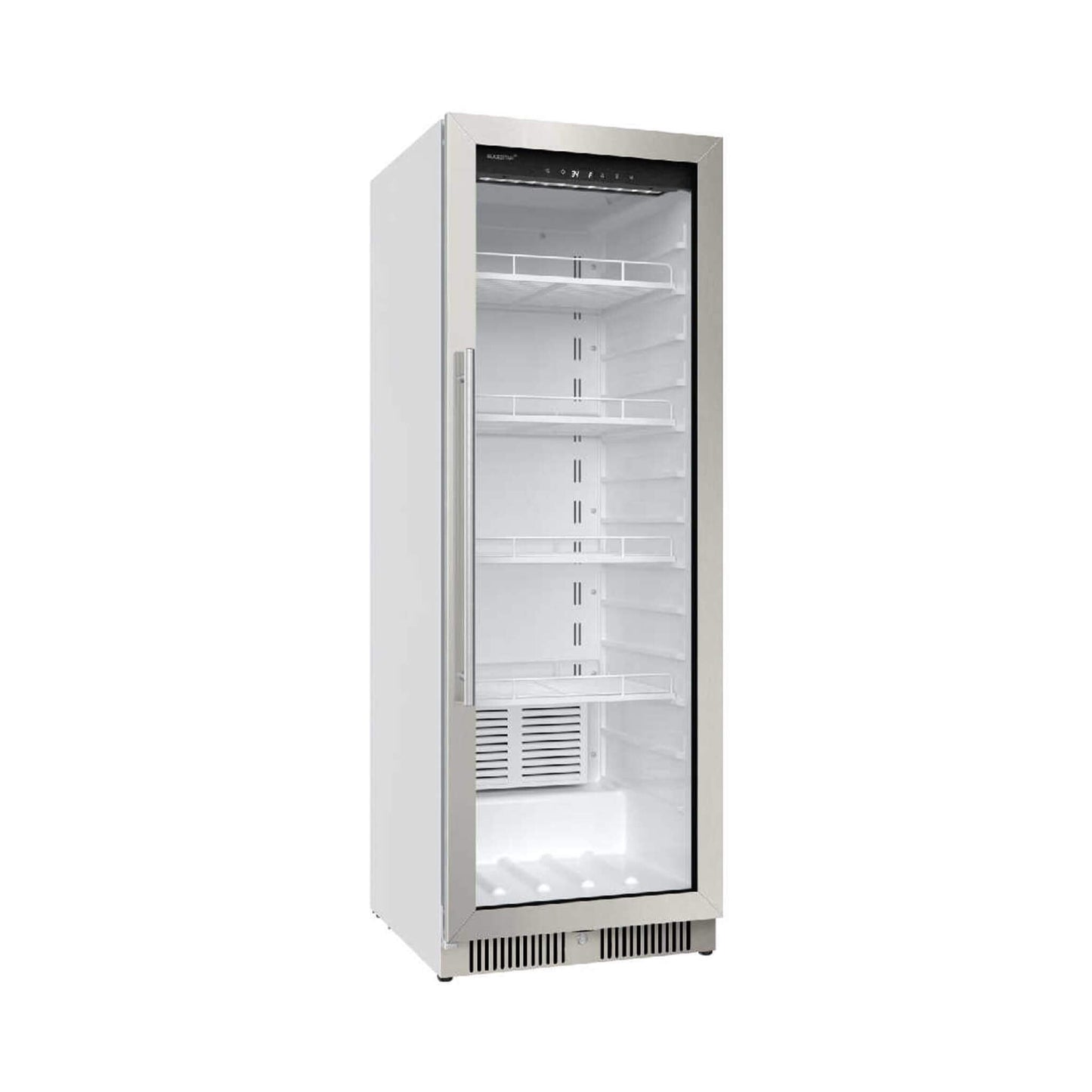 Edgestar 10.1 Cubic Feet Commercial Beverage Merchandiser With Temperature Alarm Reversible Door 22"
