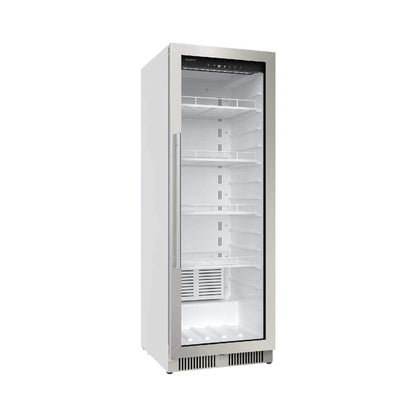 Edgestar 10.1 Cubic Feet Commercial Beverage Merchandiser With Temperature Alarm Reversible Door 22"