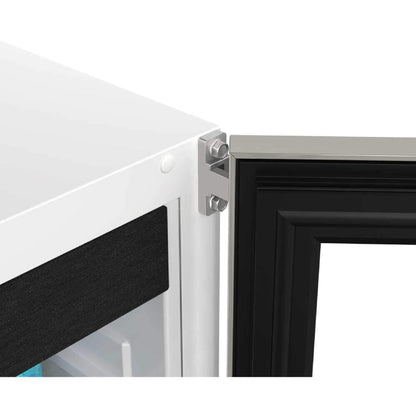 Edgestar 10.1 Cubic Feet Commercial Beverage Merchandiser With Temperature Alarm Reversible Door 22"