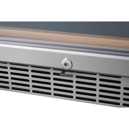Edgestar 141 Bottle Capacity Freestanding Dual Zone Wine Cooler With Interior Lighting, 24"