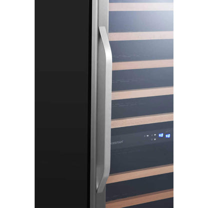 Edgestar 141 Bottle Capacity Freestanding Dual Zone Wine Cooler With Interior Lighting, 24"