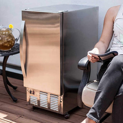 Edgestar 15" Outdoor Undercounter Ice Maker W/ 50 LBS Daily Ice Production