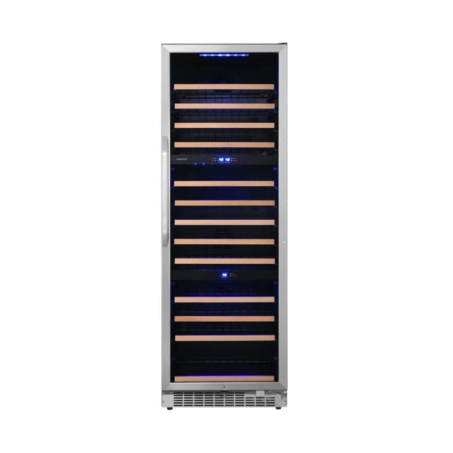 Edgestar 24" Wide 131 Bottle Capacity Built-In Triple Zone Wine Cooler