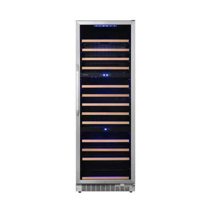 Edgestar 24" Wide 131 Bottle Capacity Built-In Triple Zone Wine Cooler